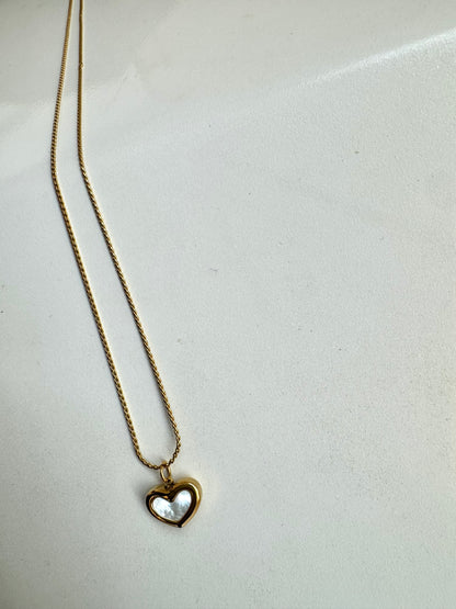 Love gold necklace