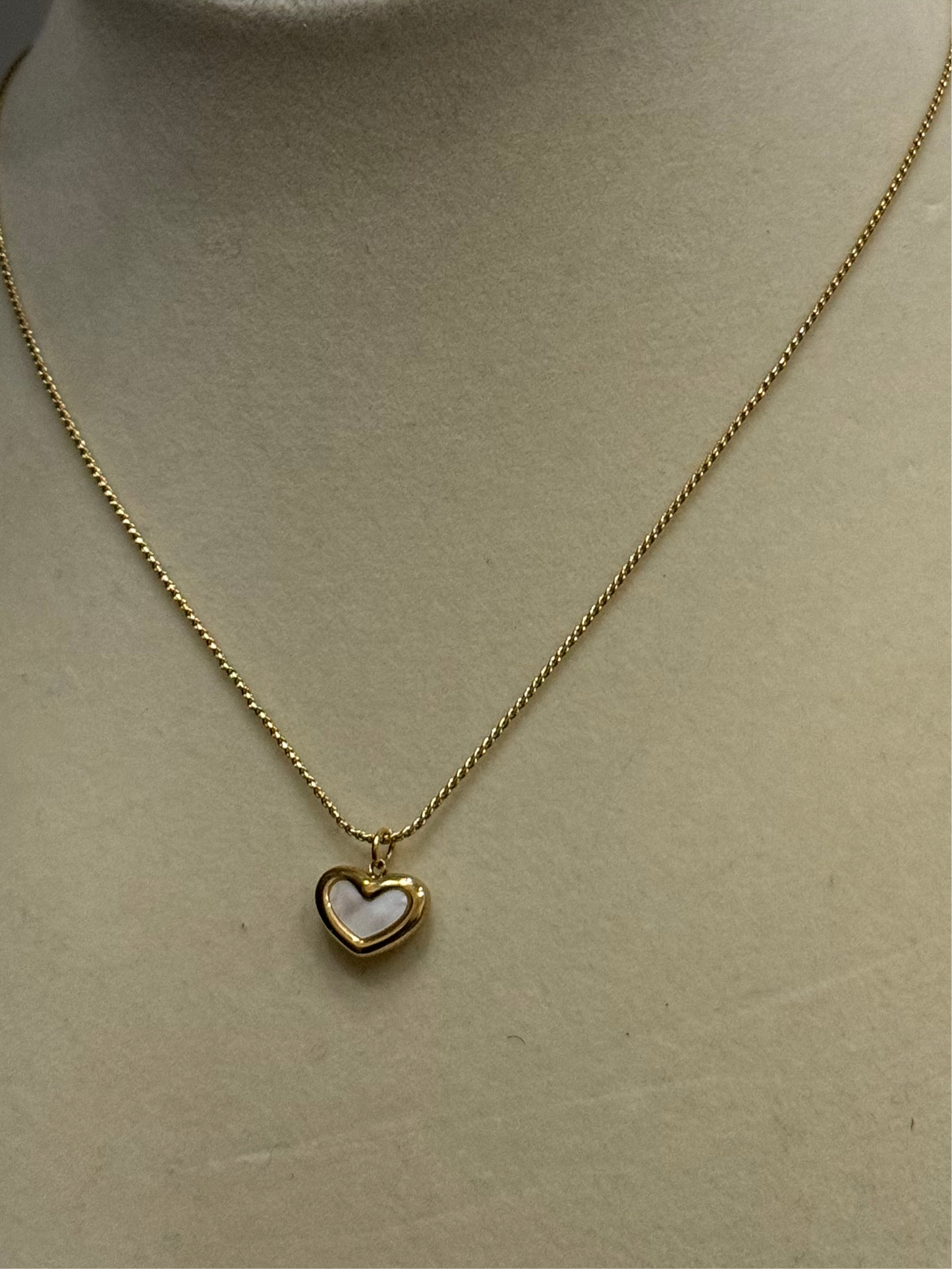 Love gold necklace