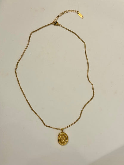 Spiral Maui gold necklace