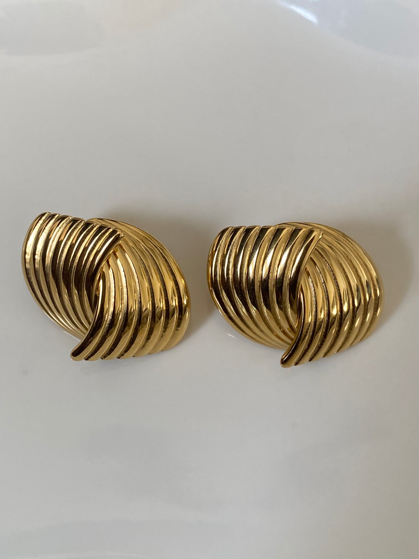 Sophie gold stud earrings