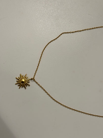 Elysian sun gold necklace