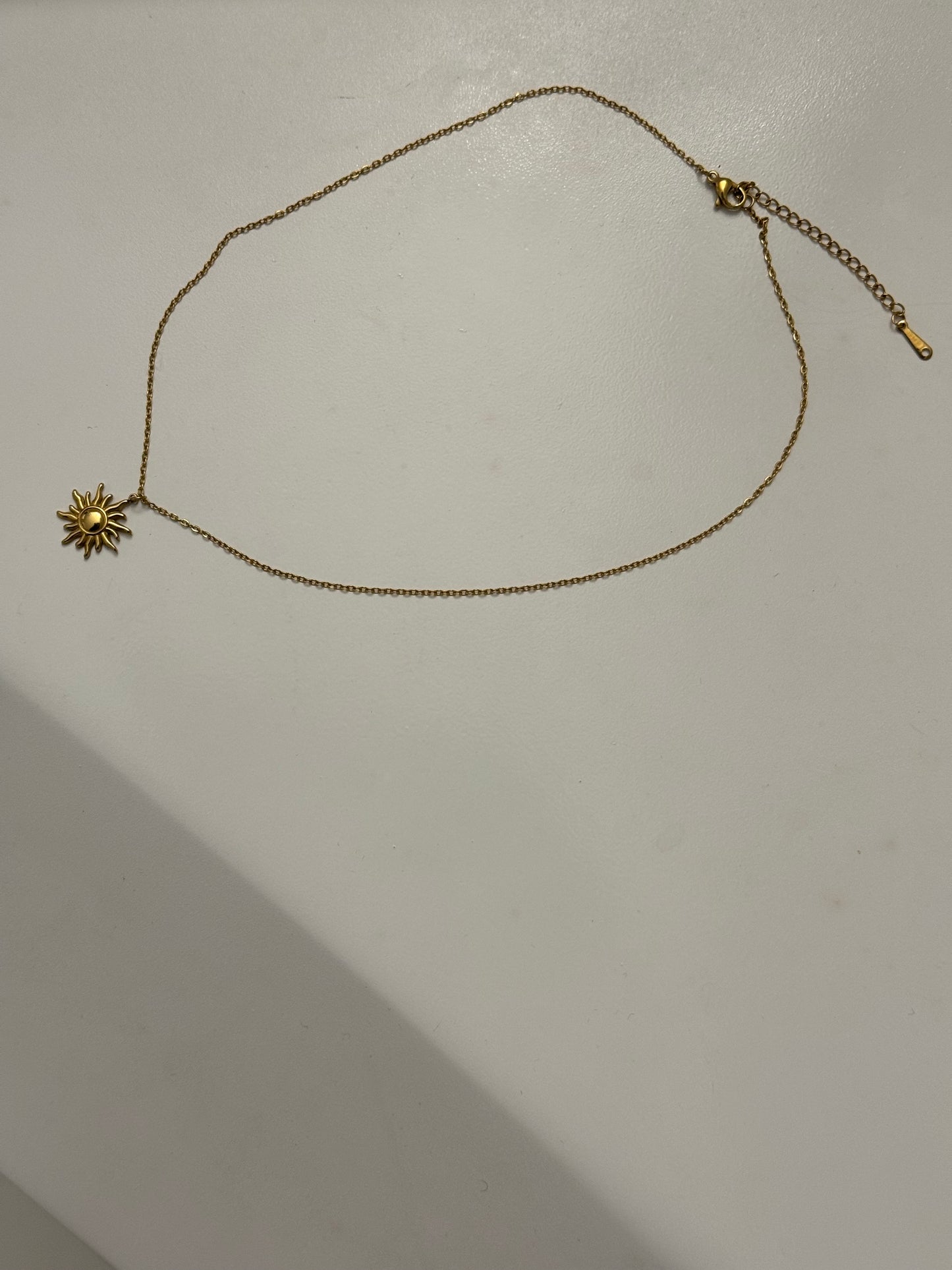 Elysian sun gold necklace