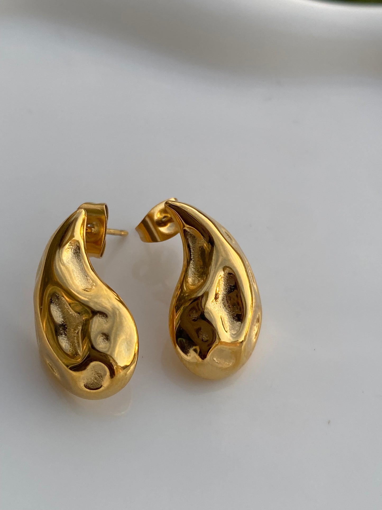 Demi gold plated earrings