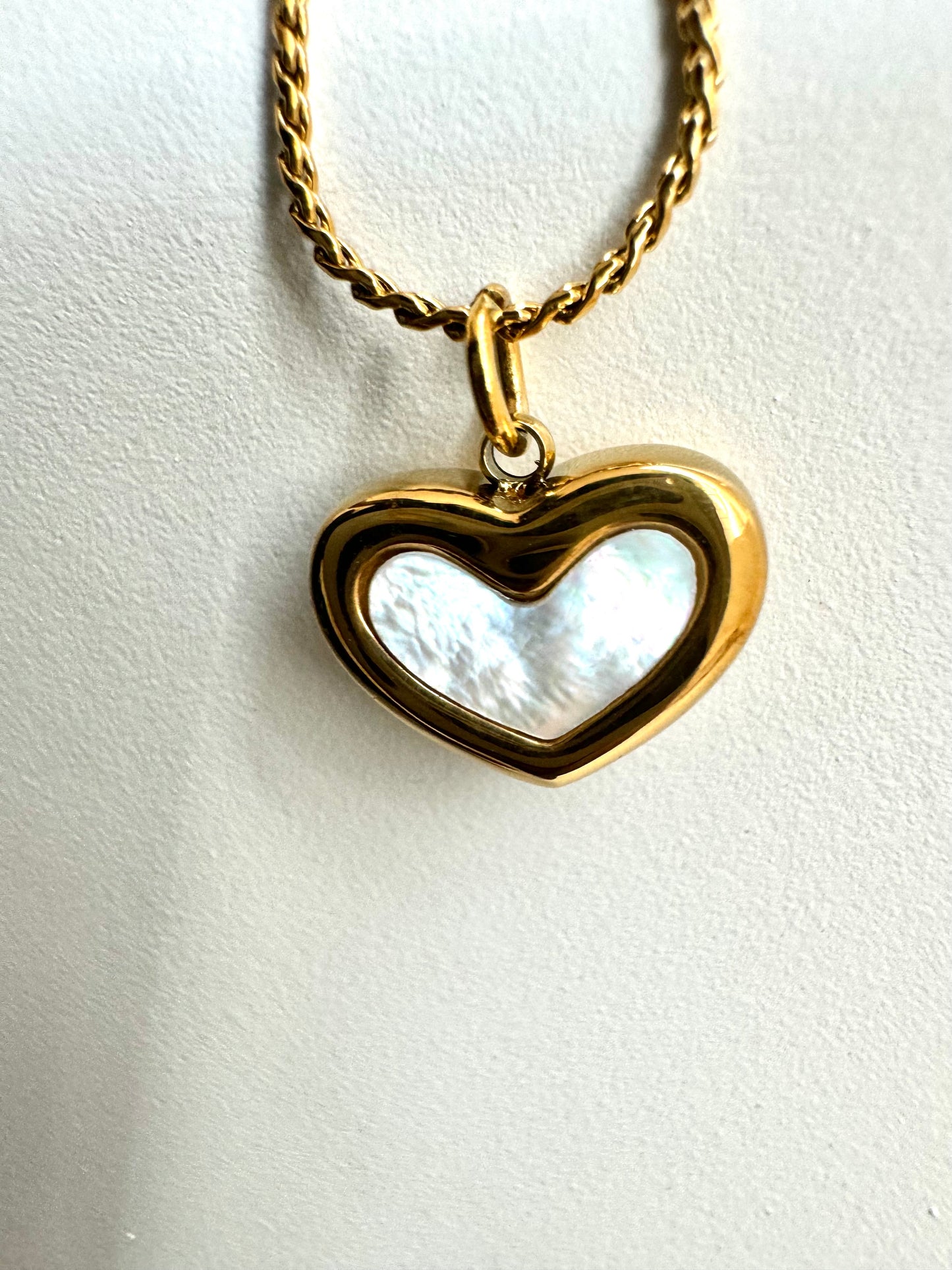 Love gold necklace