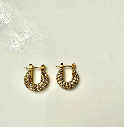 Amira mini hoop earrings