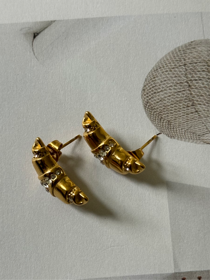 Luna gold earrings