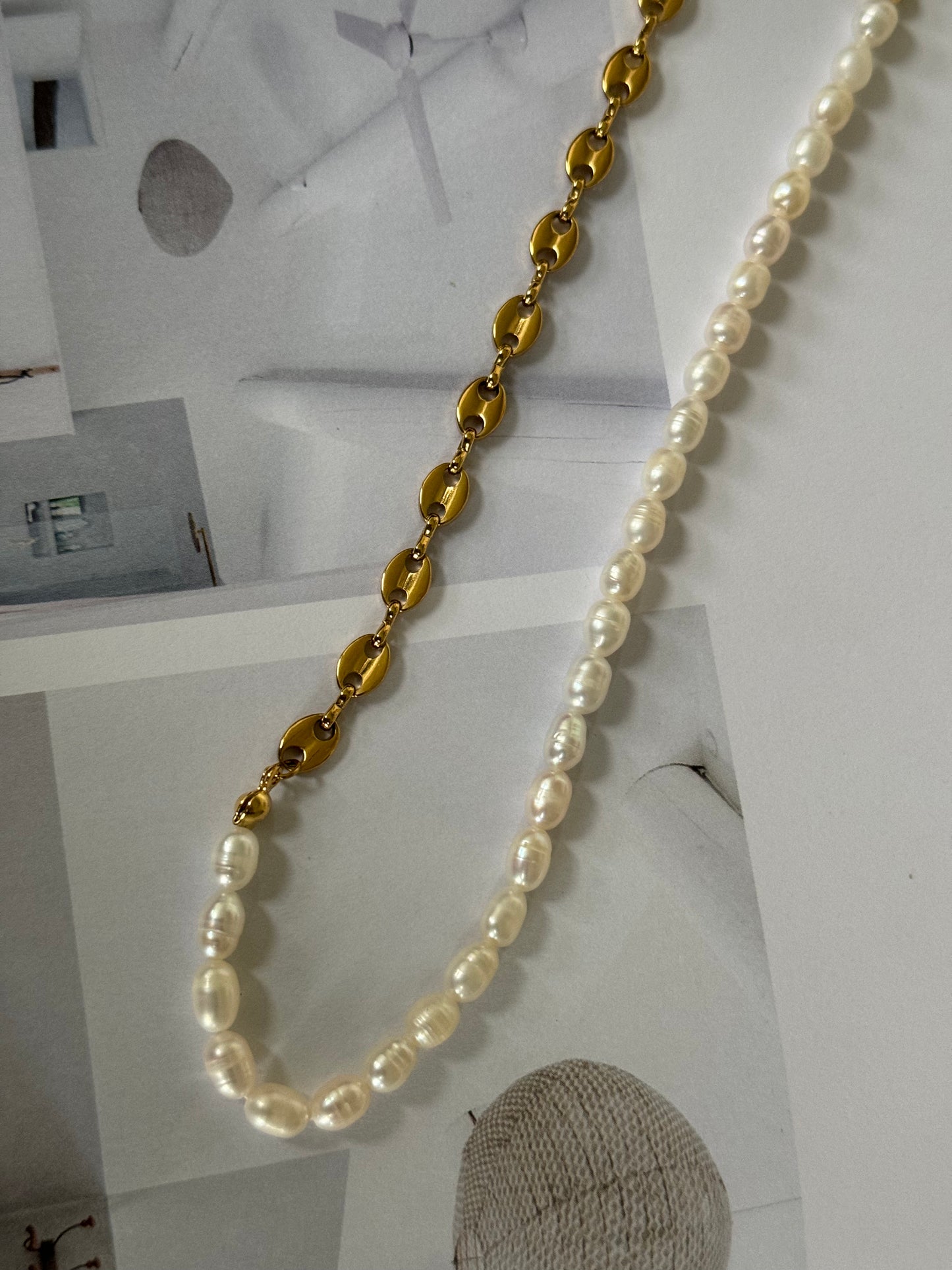 Makai freshwater pearl necklace